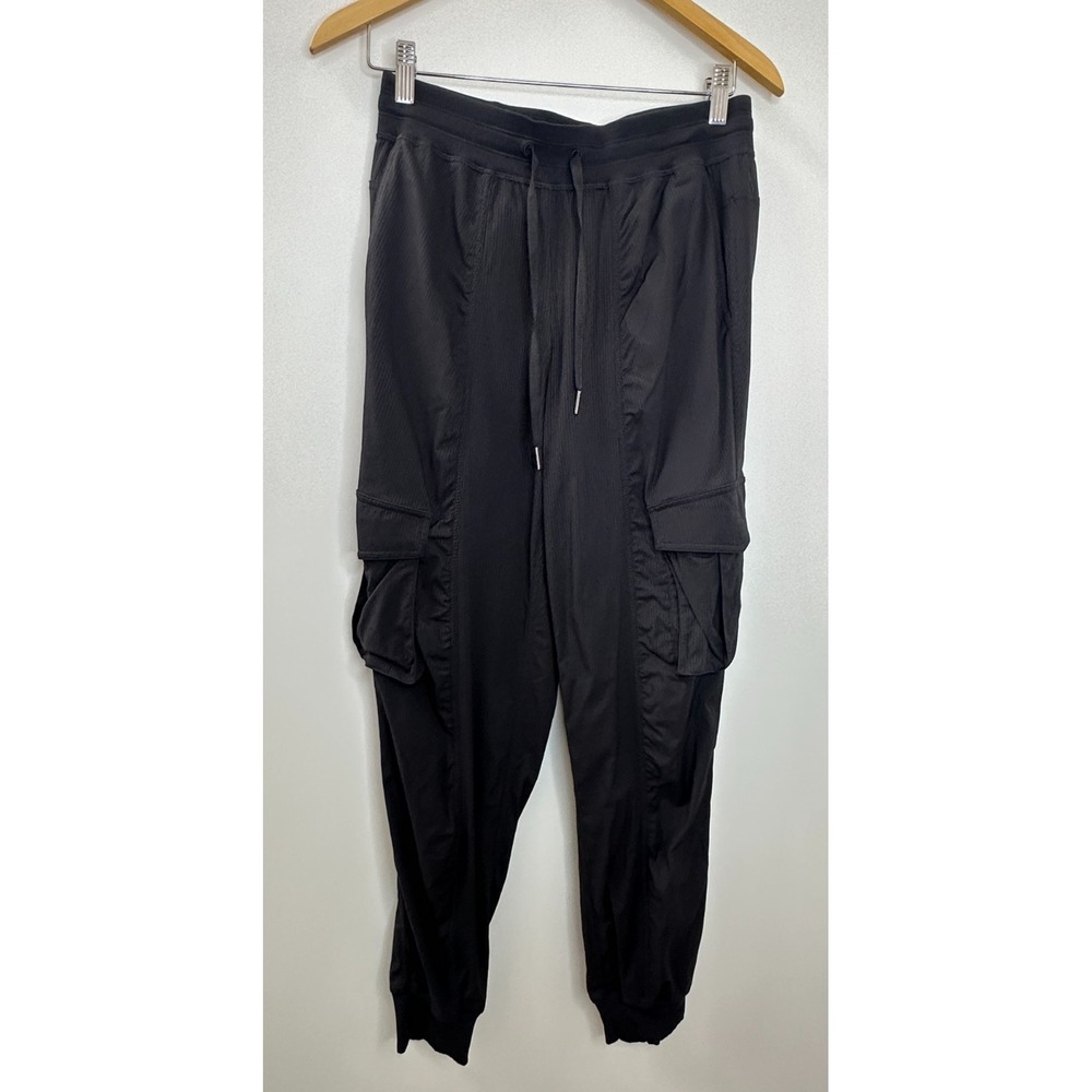 Lululemon Dance Studio Relaxed-Fit Mid-Rise Cargo Jogger Pants Black Size Small - Picture 3 of 11